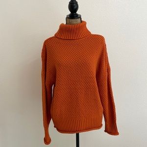 turtleneck knit sweater